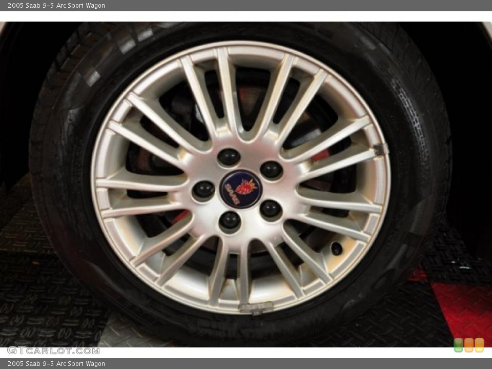 2005 Saab 9-5 Arc Sport Wagon Wheel and Tire Photo #47596625