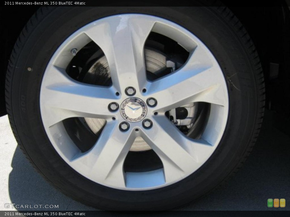 2011 Mercedes-Benz ML 350 BlueTEC 4Matic Wheel and Tire Photo #47598209