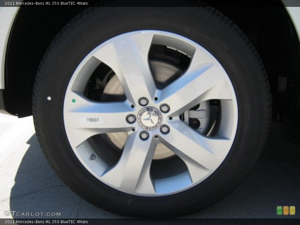 2011 Mercedes-Benz ML 350 BlueTEC 4Matic Wheel and Tire Photo #47598299