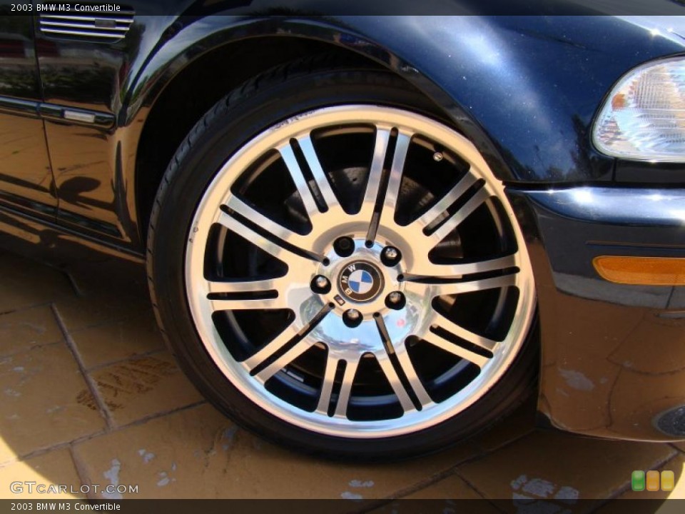 2003 BMW M3 Convertible Wheel and Tire Photo #47603147