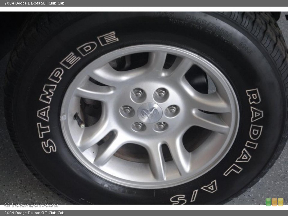 2004 Dodge Dakota SLT Club Cab Wheel and Tire Photo #47603477