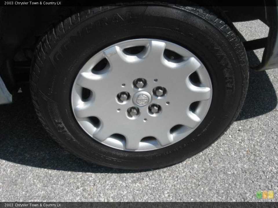 2003 Chrysler Town & Country LX Wheel and Tire Photo #47606555