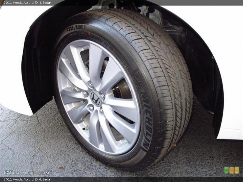 2011 Honda Accord EX-L Sedan Wheel and Tire Photo #47610527