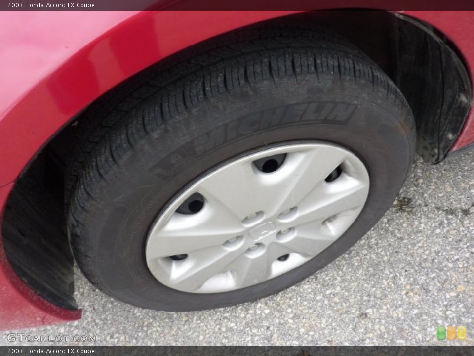 2003 Honda Accord LX Coupe Wheel and Tire Photo #47612348