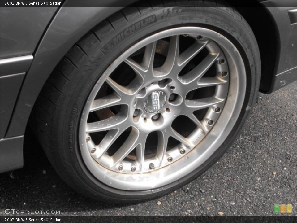 2002 BMW 5 Series 540i Sedan Wheel and Tire Photo #47613296