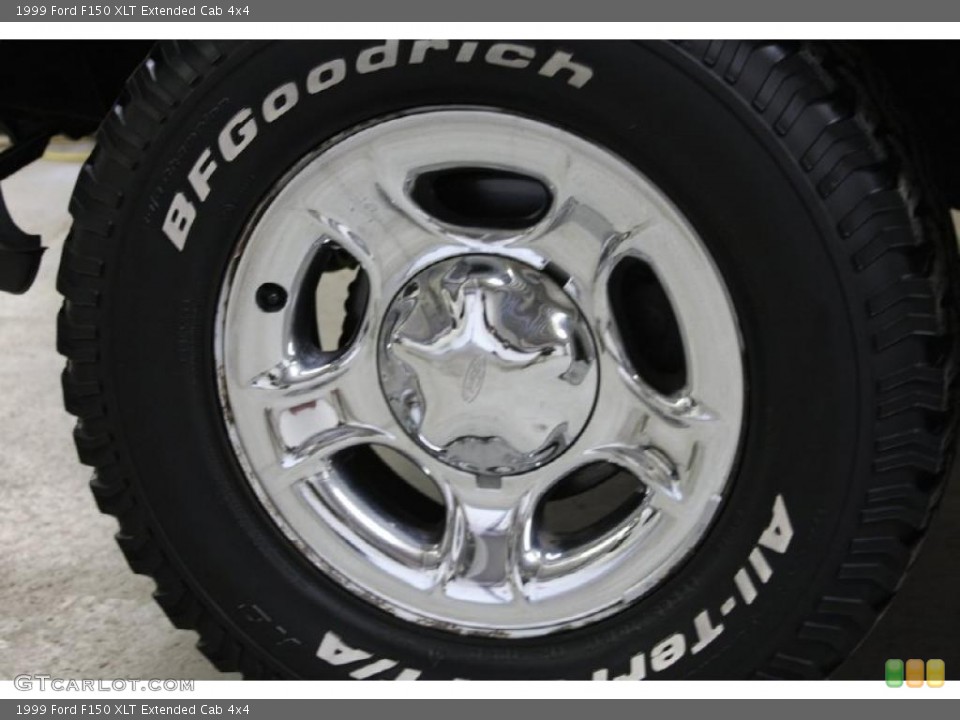 1999 Ford F150 XLT Extended Cab 4x4 Wheel and Tire Photo #47615528