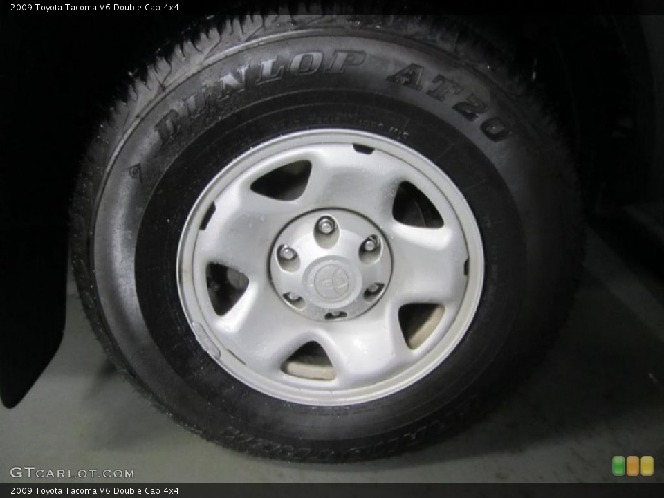 2009 Toyota Tacoma V6 Double Cab 4x4 Wheel and Tire Photo #47615606