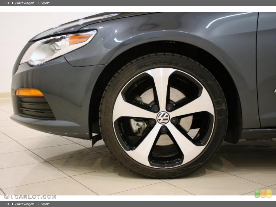 2011 Volkswagen CC Sport Wheel and Tire Photo #47619443