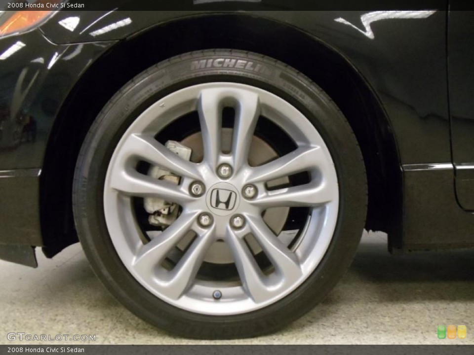 2008 Honda Civic Si Sedan Wheel and Tire Photo #47620526