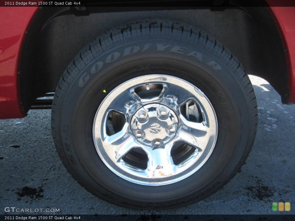 2011 Dodge Ram 1500 ST Quad Cab 4x4 Wheel and Tire Photo #47622491