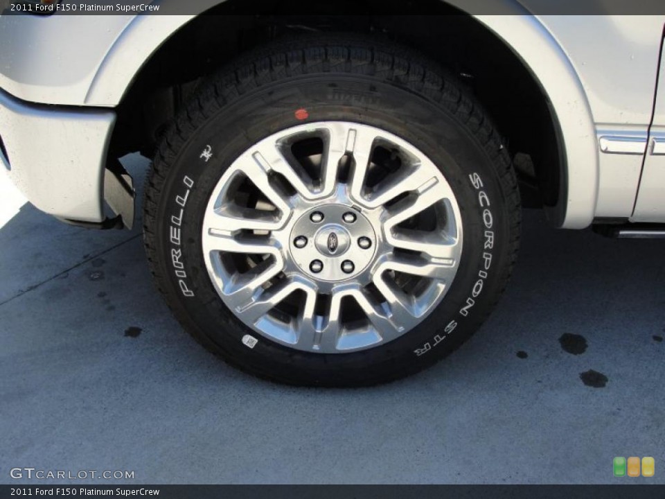2011 Ford F150 Platinum SuperCrew Wheel and Tire Photo #47622614