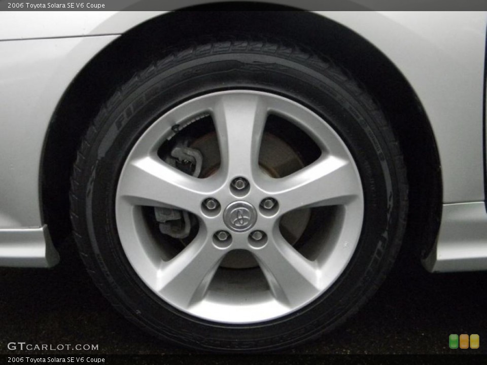 2006 Toyota Solara SE V6 Coupe Wheel and Tire Photo #47637893