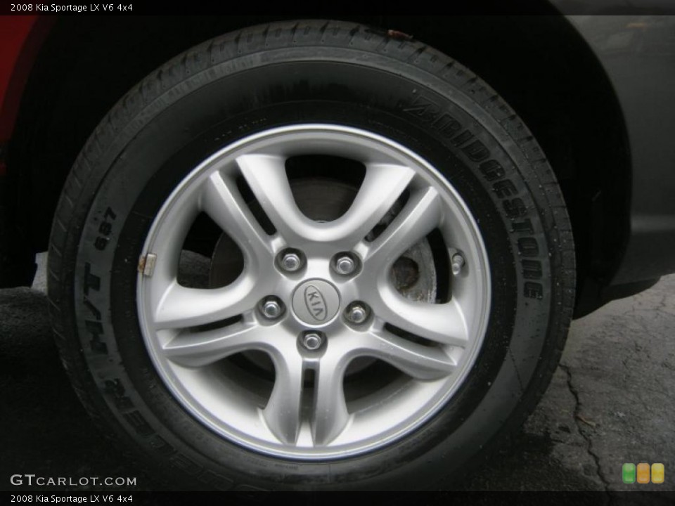 2008 Kia Sportage LX V6 4x4 Wheel and Tire Photo #47640163