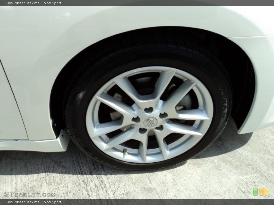 2009 Nissan Maxima 3.5 SV Sport Wheel and Tire Photo #47642416