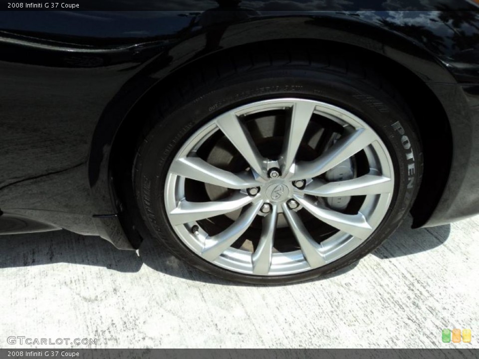2008 Infiniti G 37 Coupe Wheel and Tire Photo #47645347