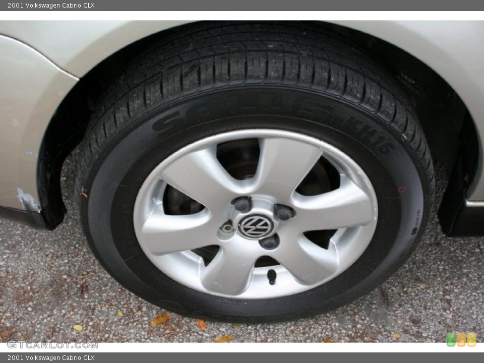 2001 Volkswagen Cabrio GLX Wheel and Tire Photo #47645524