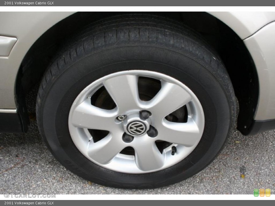 2001 Volkswagen Cabrio GLX Wheel and Tire Photo #47645536