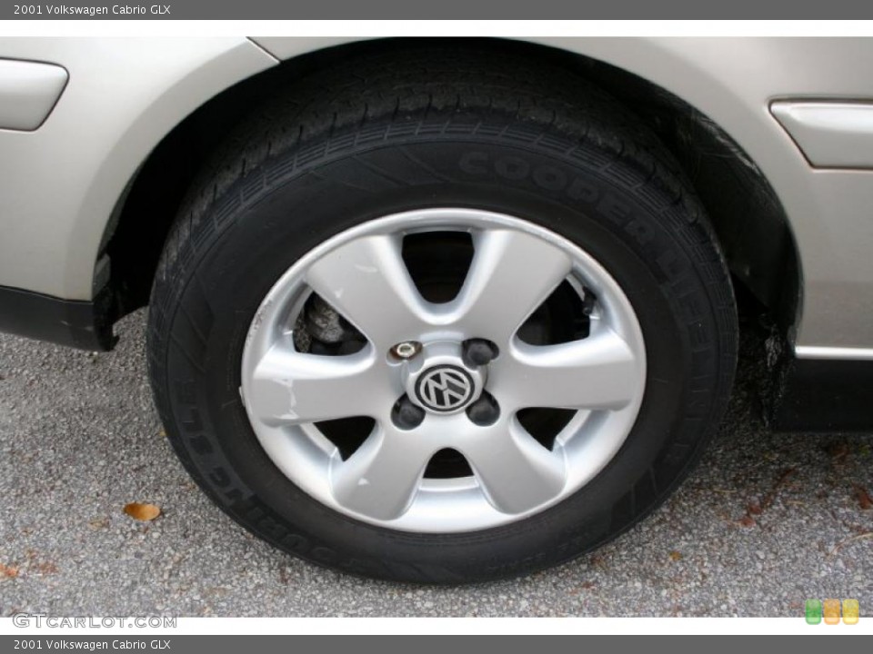 2001 Volkswagen Cabrio GLX Wheel and Tire Photo #47645551