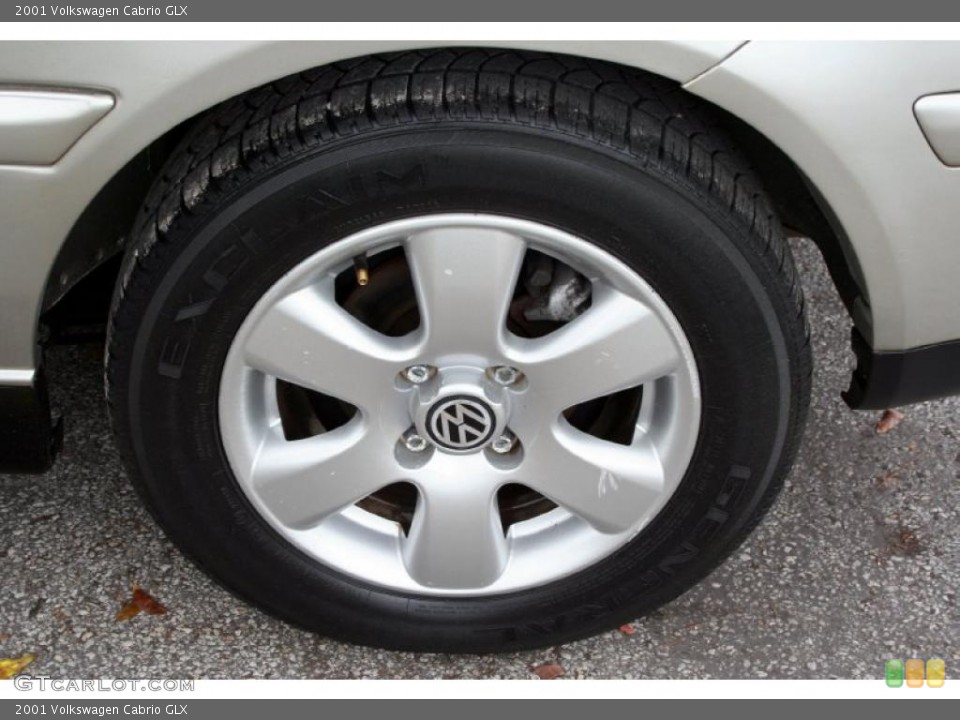 2001 Volkswagen Cabrio GLX Wheel and Tire Photo #47645566