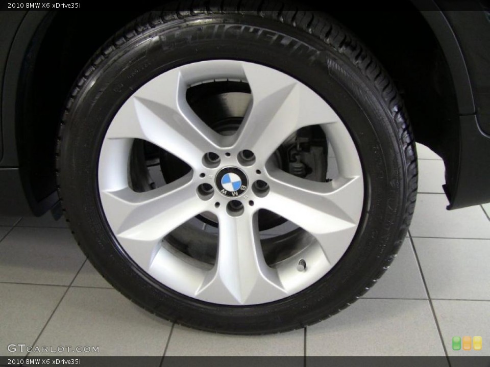 2010 BMW X6 xDrive35i Wheel and Tire Photo #47653879
