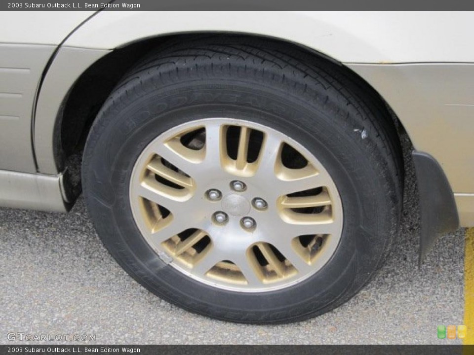 2003 Subaru Outback L.L. Bean Edition Wagon Wheel and Tire Photo #47656744