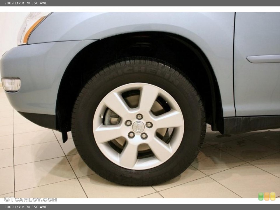 2009 Lexus RX 350 AWD Wheel and Tire Photo #47666578