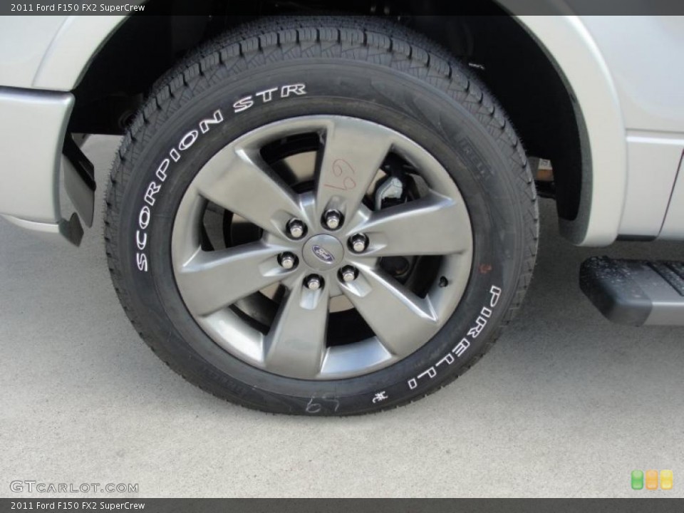 2011 Ford F150 FX2 SuperCrew Wheel and Tire Photo #47666902