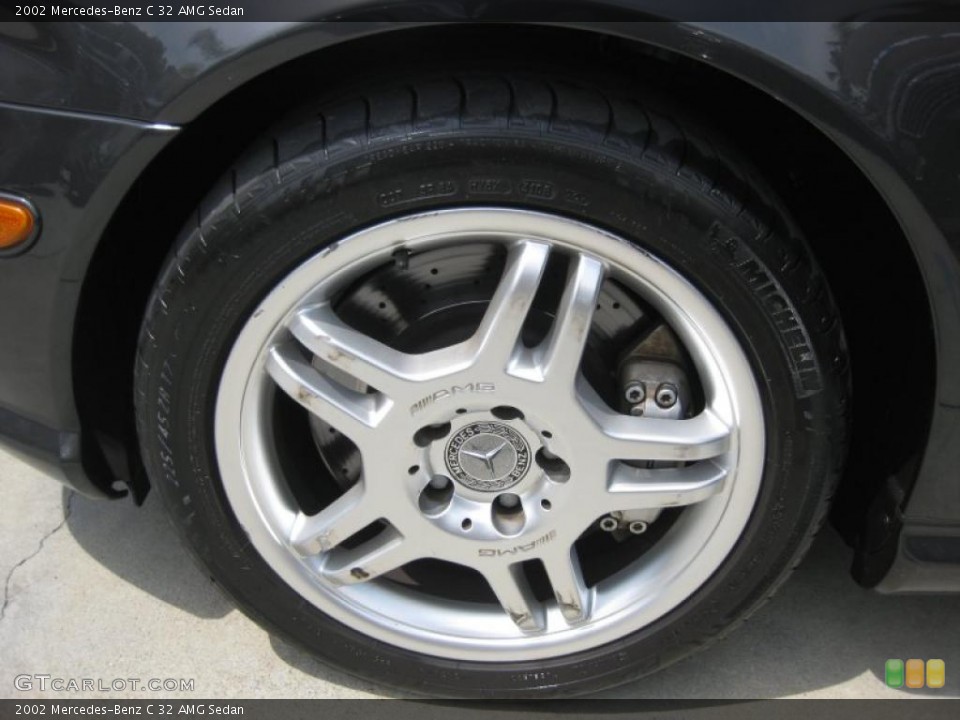 2002 Mercedes-Benz C 32 AMG Sedan Wheel and Tire Photo #47667880