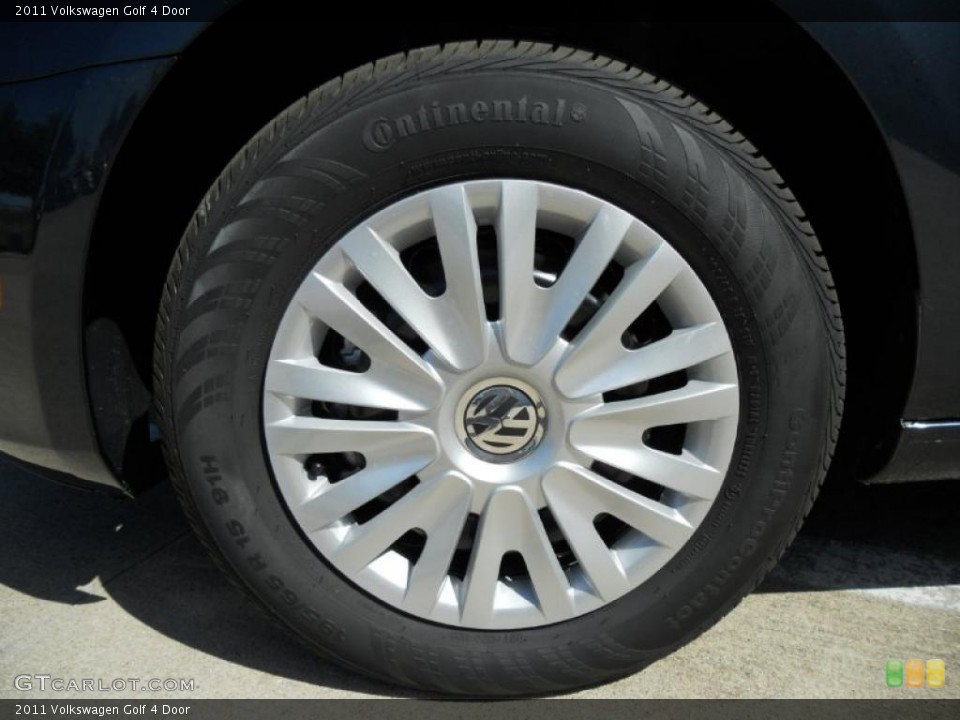 2011 Volkswagen Golf 4 Door Wheel and Tire Photo #47668804