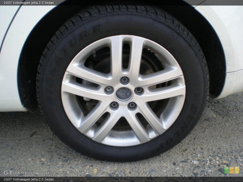 2007 Volkswagen Jetta 2.5 Sedan Wheel and Tire Photo #47670073