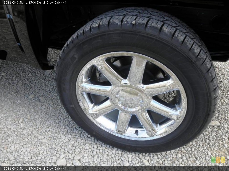 2011 GMC Sierra 1500 Denali Crew Cab 4x4 Wheel and Tire Photo #47672365