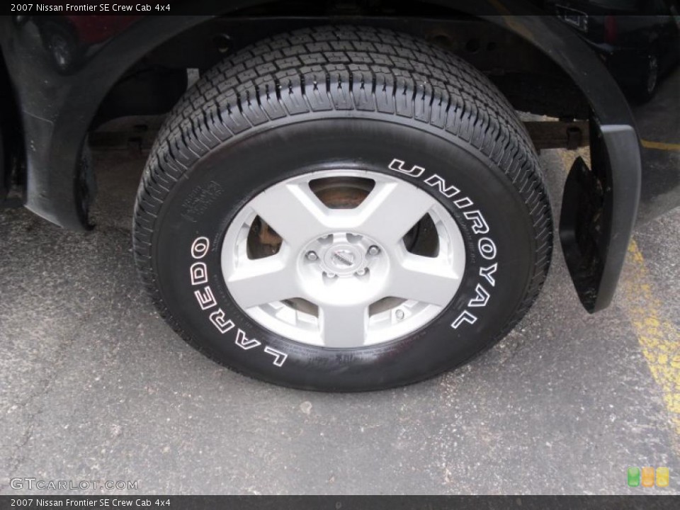 2007 Nissan Frontier SE Crew Cab 4x4 Wheel and Tire Photo #47672446