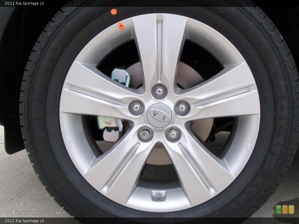 2011 Kia Sportage LX Wheel and Tire Photo #47677465
