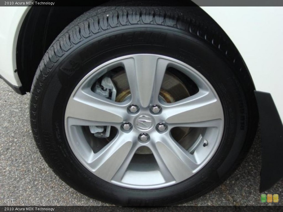 2010 Acura MDX Technology Wheel and Tire Photo #47677576