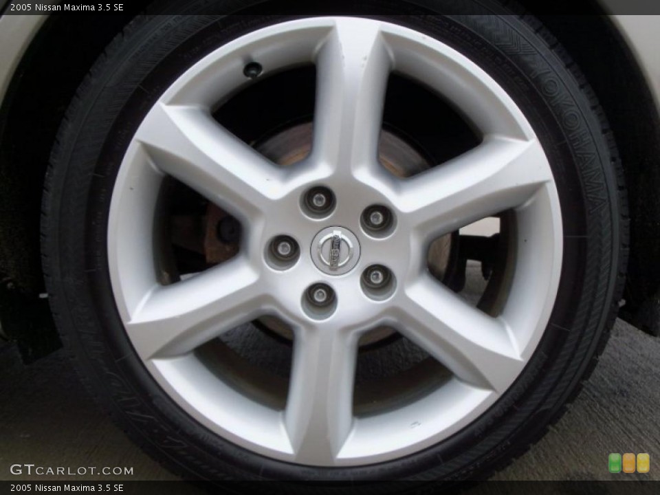 2005 Nissan Maxima 3.5 SE Wheel and Tire Photo #47678914