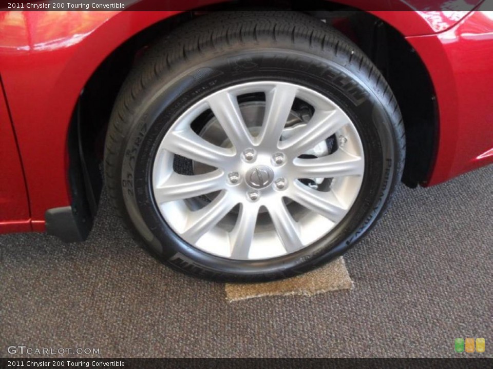 2011 Chrysler 200 Touring Convertible Wheel and Tire Photo #47680135