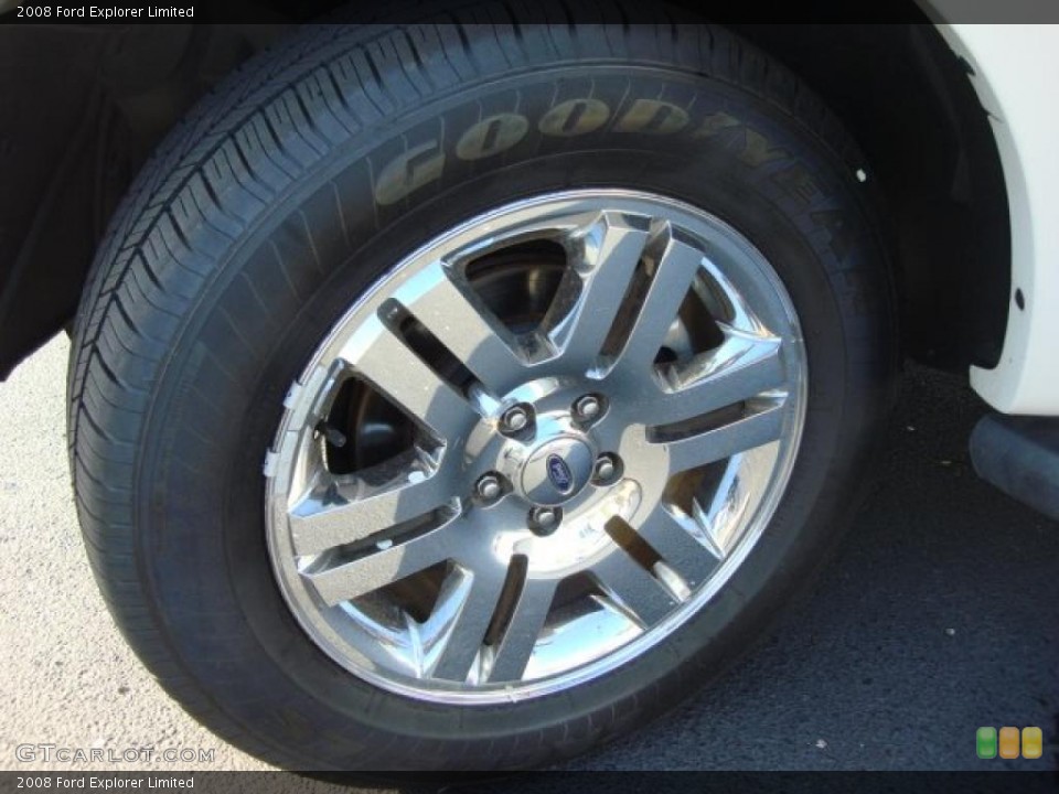 2008 Ford Explorer Limited Wheel and Tire Photo #47683111