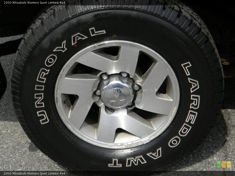 2000 Mitsubishi Montero Sport Limited 4x4 Wheel and Tire Photo #47686264