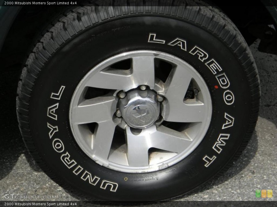 2000 Mitsubishi Montero Sport Limited 4x4 Wheel and Tire Photo #47686282