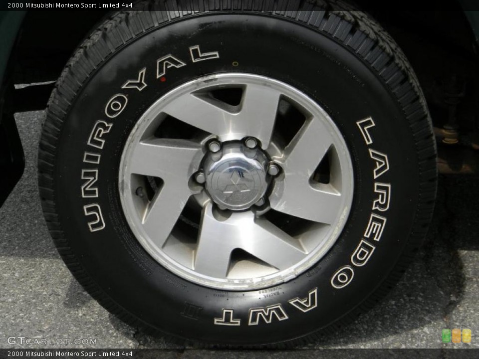 2000 Mitsubishi Montero Sport Limited 4x4 Wheel and Tire Photo #47686312