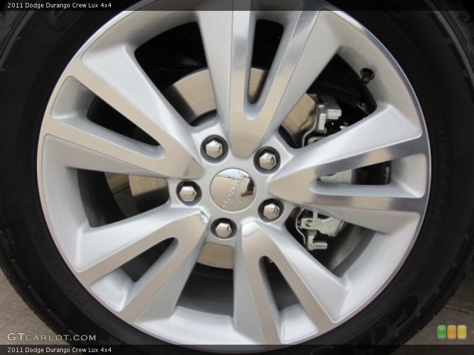 2011 Dodge Durango Crew Lux 4x4 Wheel and Tire Photo #47689938