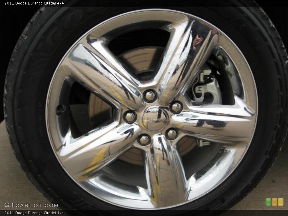 2011 Dodge Durango Citadel 4x4 Wheel and Tire Photo #47690301
