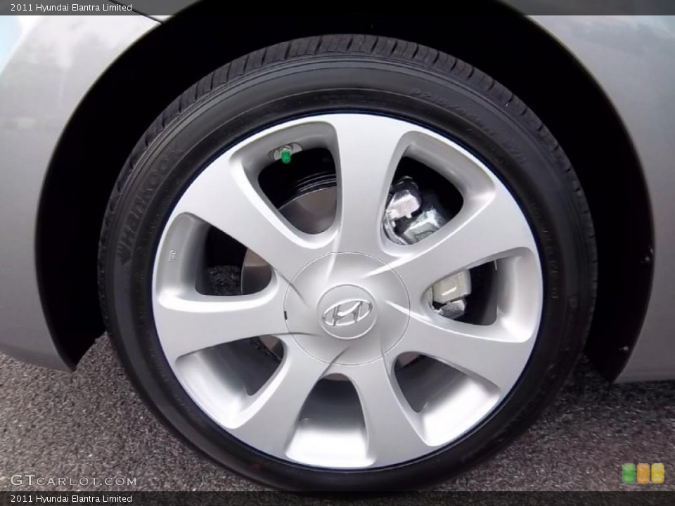 2011 Hyundai Elantra Limited Wheel and Tire Photo #47690676