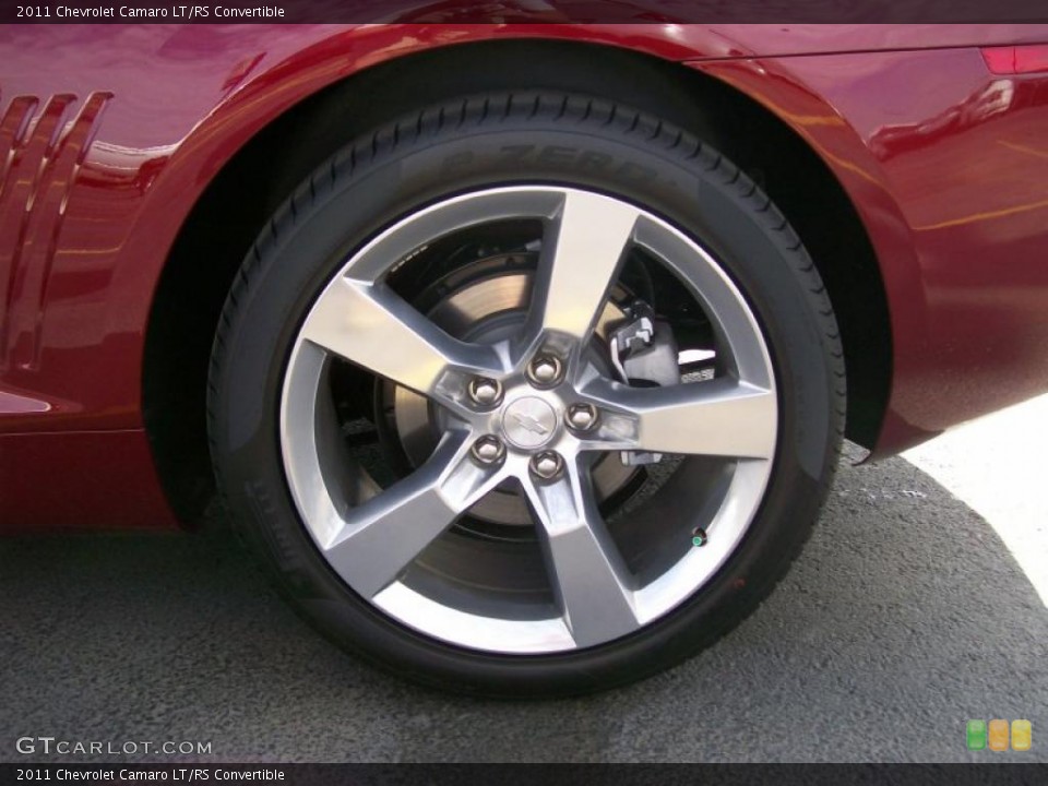 2011 Chevrolet Camaro LT/RS Convertible Wheel and Tire Photo #47697783