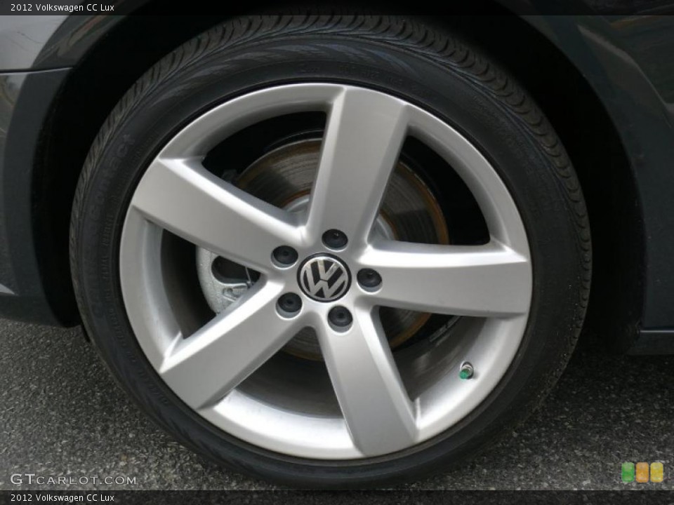 2012 Volkswagen CC Lux Wheel and Tire Photo #47709809