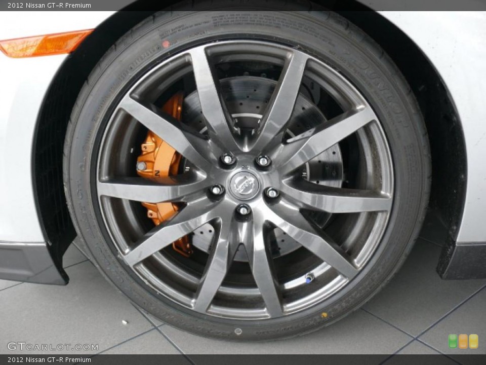 2012 Nissan GT-R Premium Wheel and Tire Photo #47710040