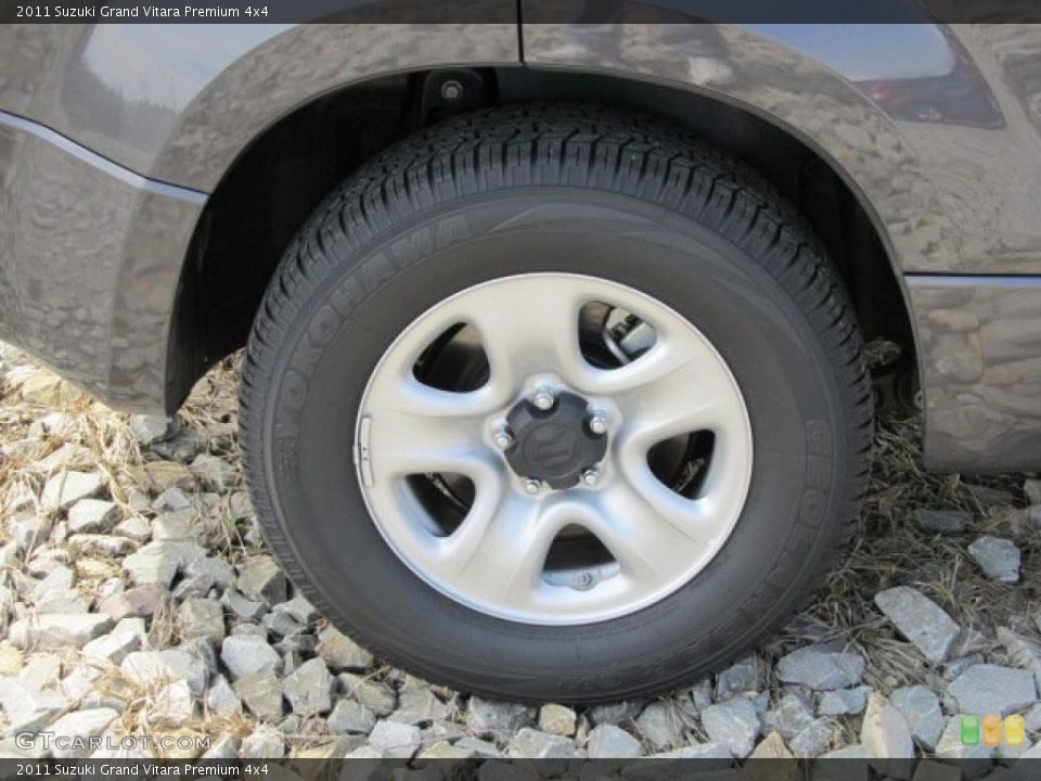 2011 Suzuki Grand Vitara Premium 4x4 Wheel and Tire Photo #47712672