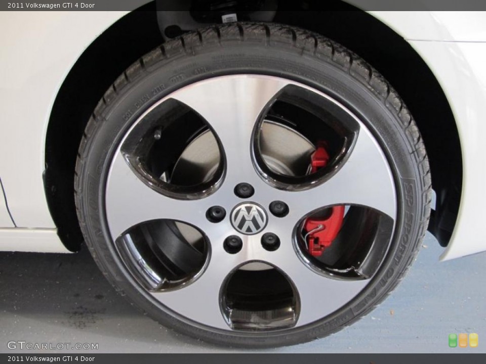 2011 Volkswagen GTI 4 Door Wheel and Tire Photo #47713185