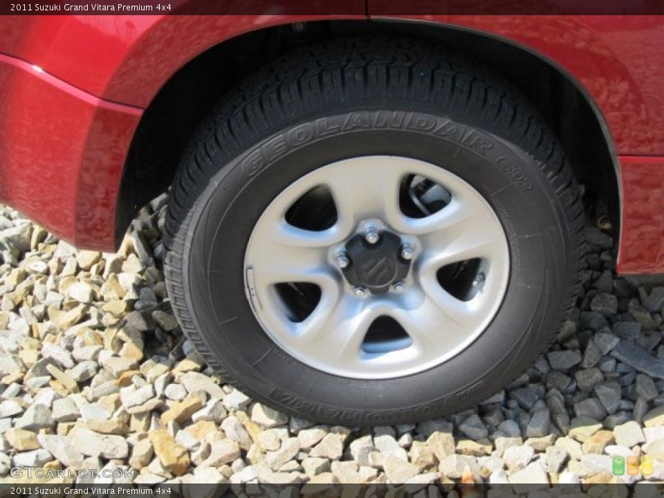 2011 Suzuki Grand Vitara Premium 4x4 Wheel and Tire Photo #47713329