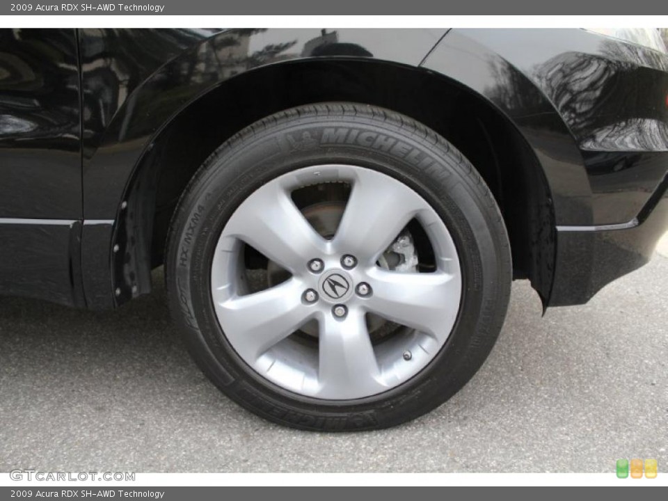 2009 Acura RDX SH-AWD Technology Wheel and Tire Photo #47714841